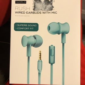 RUSH WIRED EARBUDS WITH MIC
